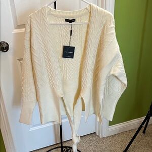 NWT JLuxLabel Cable Knit Women's Cardigan